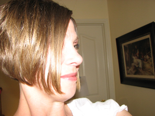 sideview of haircut